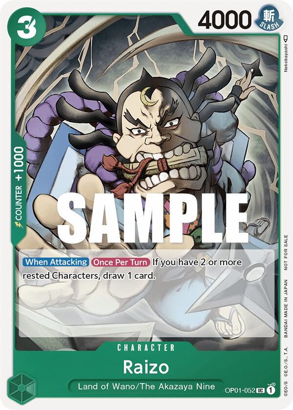 Raizo (Event Pack Vol. 2) One Piece prize card