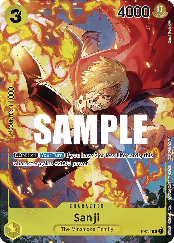 Sanji (Event Pack Vol. 2) One Piece prize card