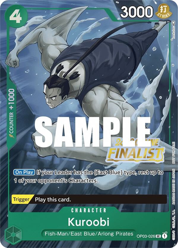 Kuroobi (Online Regional 2023) [Finalist] One Piece prize card