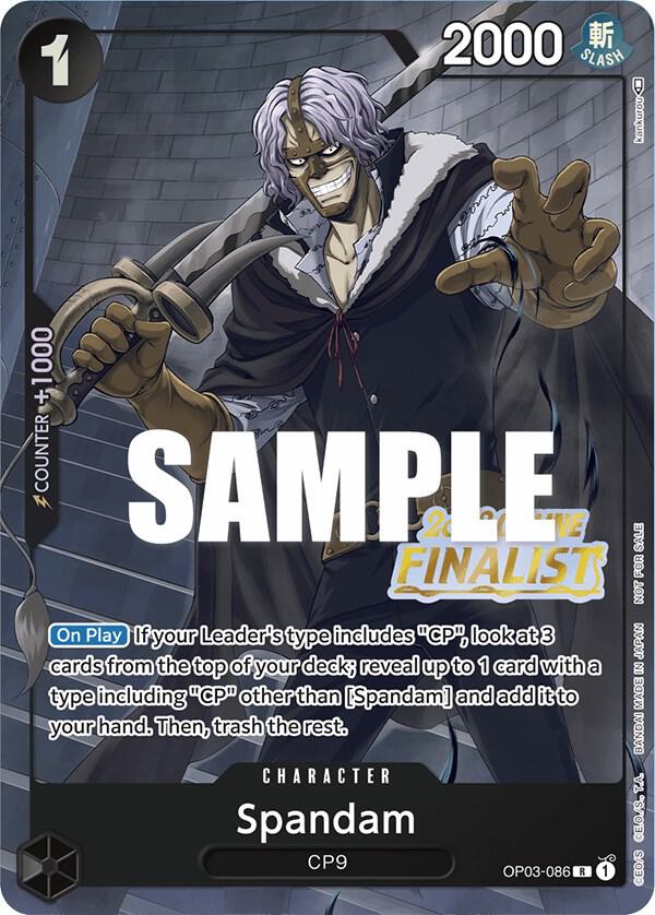 Spandam (Online Regional 2023) [Finalist] One Piece prize card