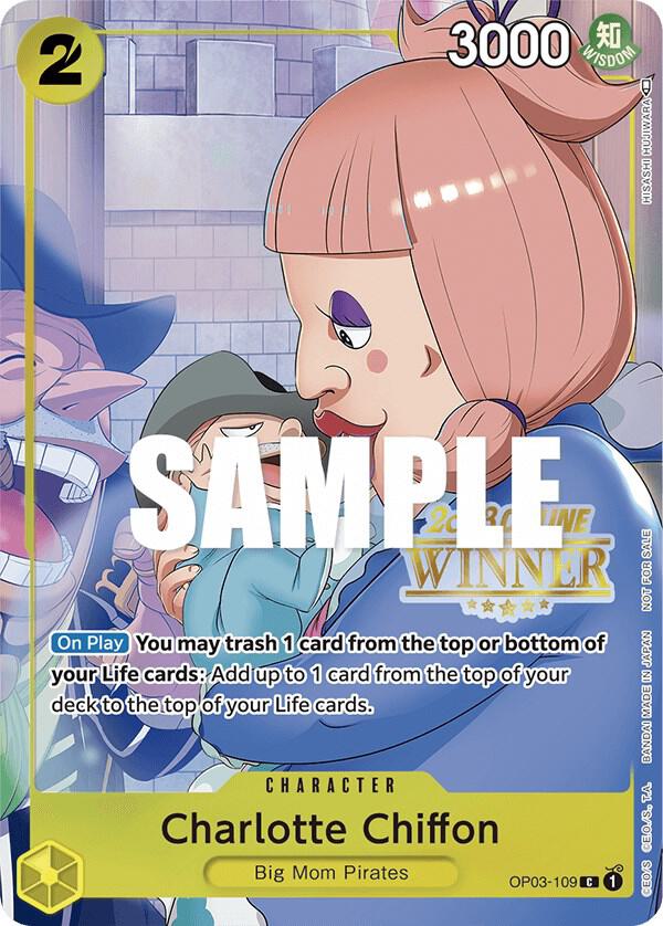 Charlotte Chiffon (Online Regional 2023) [Winner] One Piece prize card