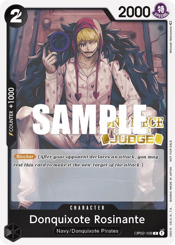 Donquixote Rosinante (Judge Pack Vol. 2) One Piece prize card