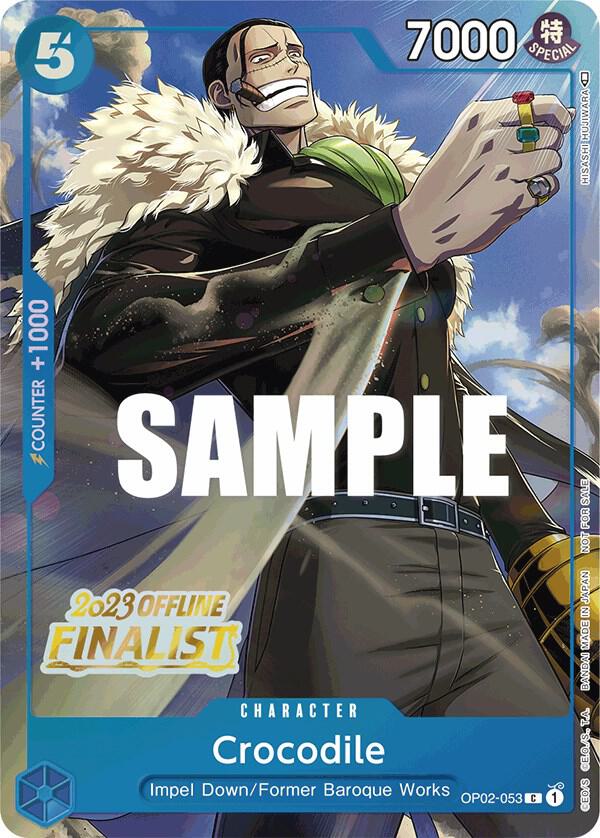 Crocodile (Offline Regional 2023) [Finalist] One Piece prize card