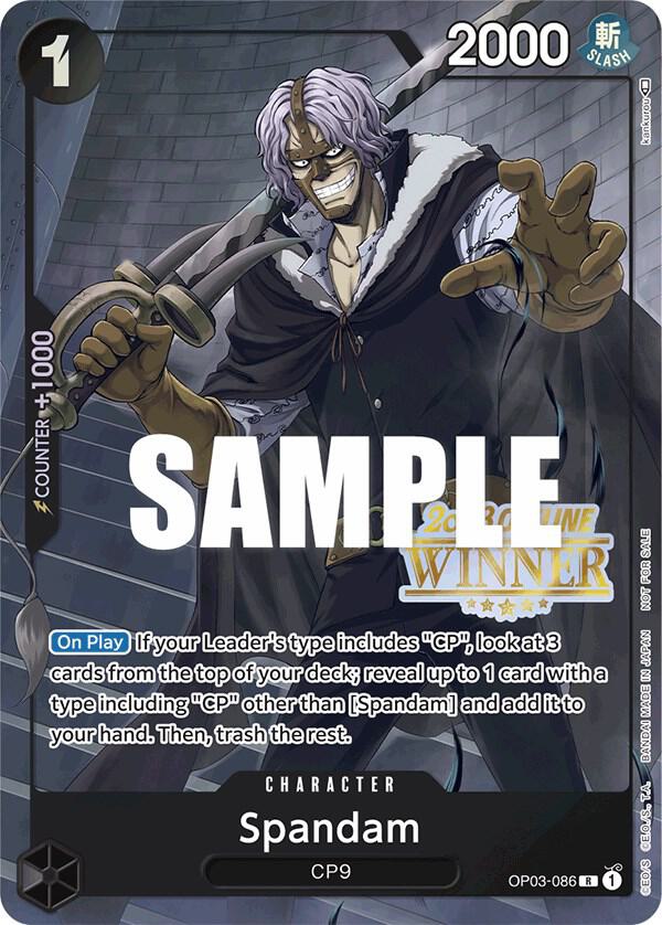 Spandam (Offline Regional 2023) [Winner] One Piece prize card