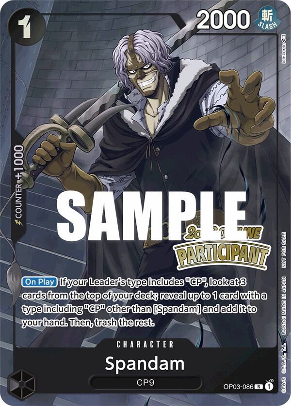 Spandam (Offline Regional 2023) [Participant] One Piece prize card