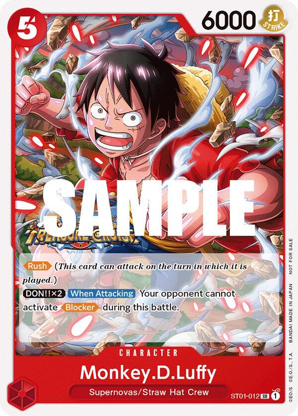 Monkey.D.Luffy (Tournament Pack Vol. 5) One Piece prize card