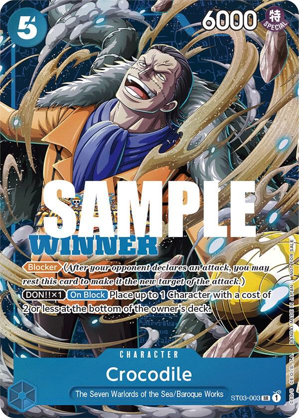 Crocodile (Winner Pack Vol. 5) One Piece prize card