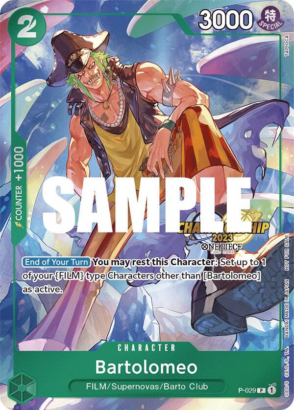 Bartolomeo (CS 2023 Event Pack) One Piece prize card