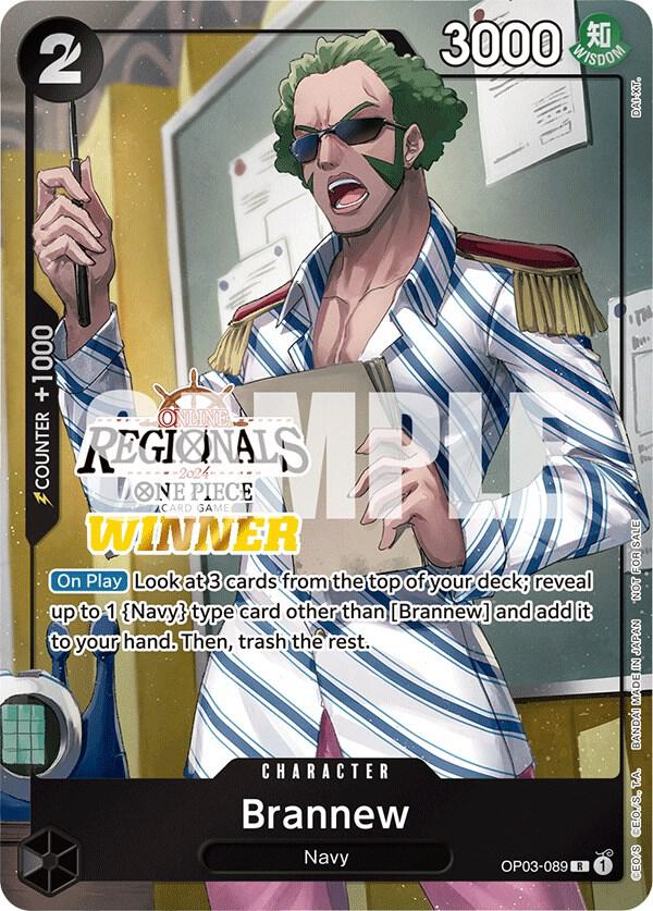 Brannew (Online Regional 2024) [Winner] One Piece prize card