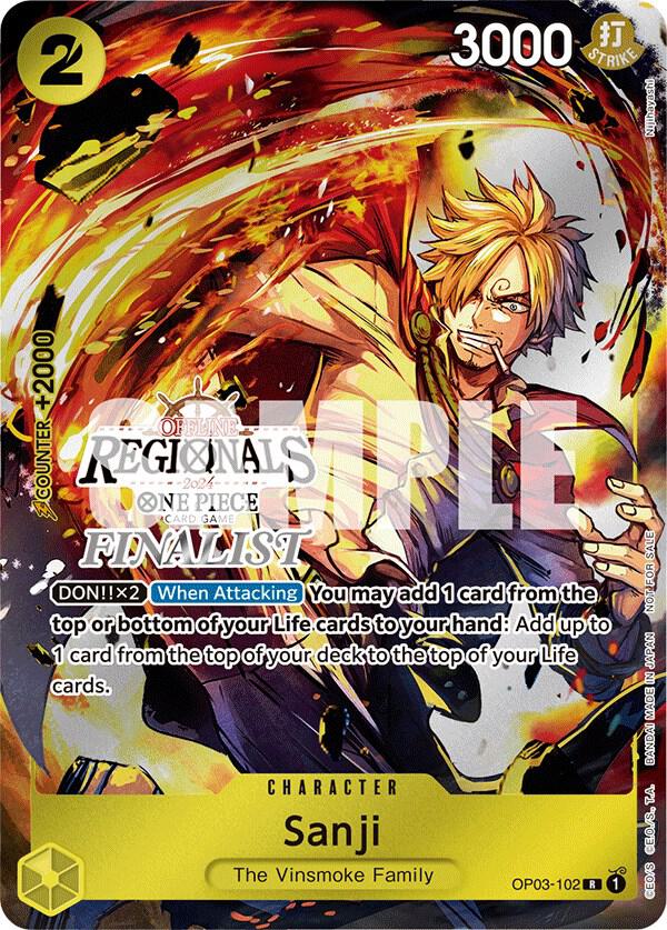 Sanji (Offline Regional 2024) [Finalist] One Piece prize card
