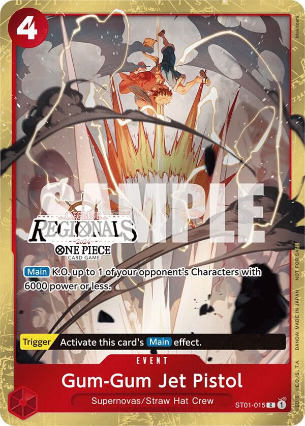 Gum-Gum Jet Pistol (Offline Regional 2024) [Participant] One Piece prize card