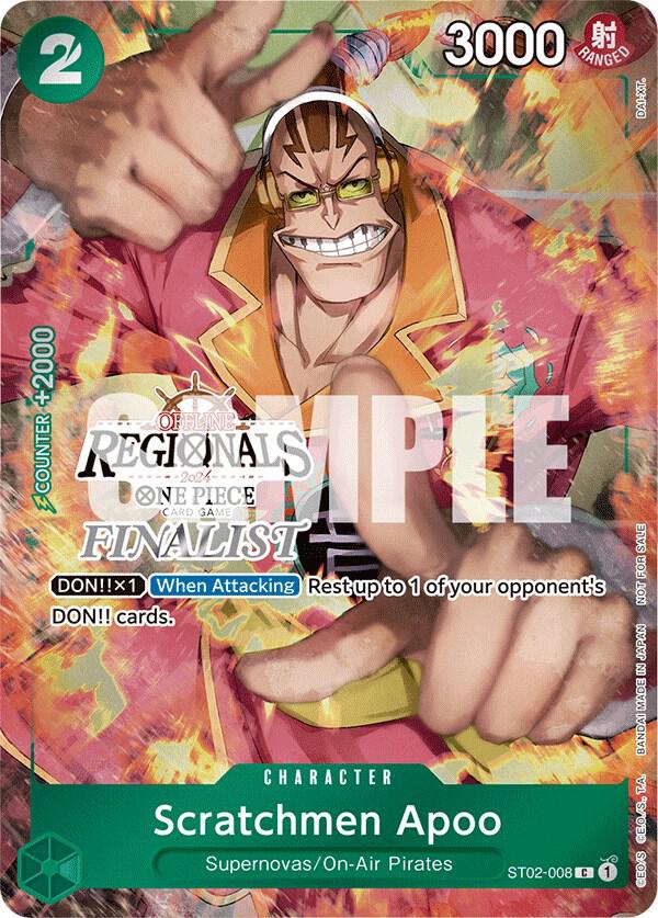 Scratchmen Apoo (Offline Regional 2024) [Finalist] One Piece prize card