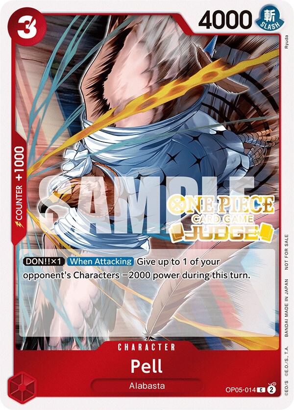 Pell (Judge Pack Vol. 3) One Piece prize card