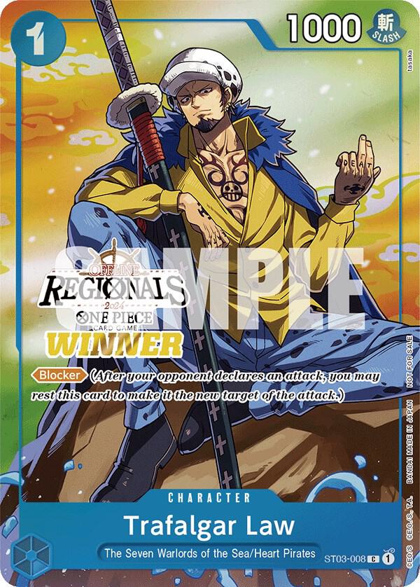 Trafalgar Law (Offline Regional 2024 Vol. 2) [Winner] One Piece prize card