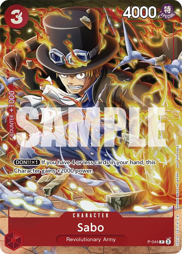 Sabo (Event Pack Vol. 4) One Piece prize card