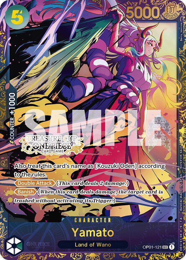 Yamato (Treasure Cup) One Piece prize card
