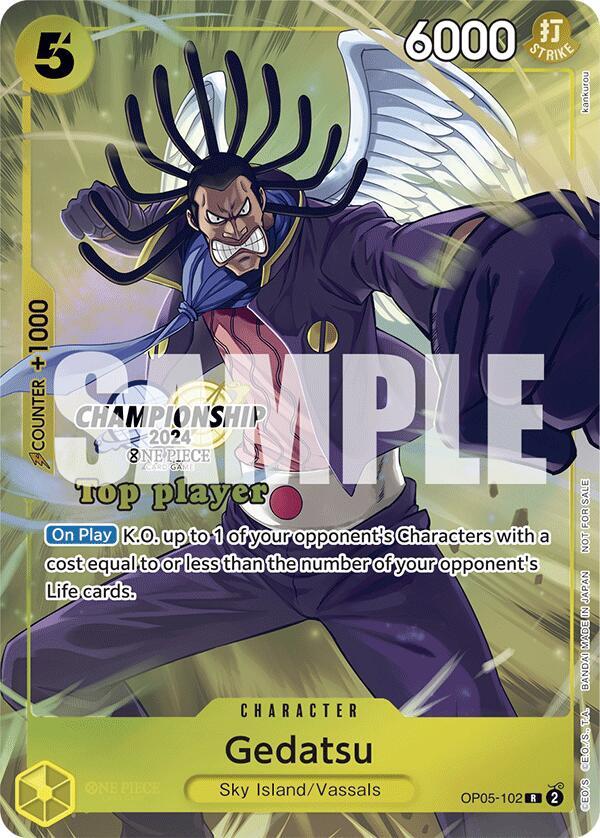Gedatsu (Championship 2024 Top Player Pack) One Piece prize card