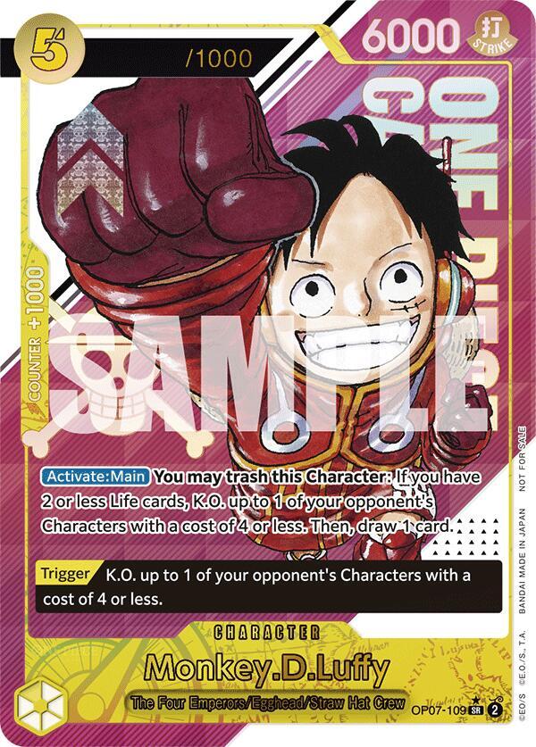 Monkey.D.Luffy (CS 2024 Event Pack) One Piece prize card