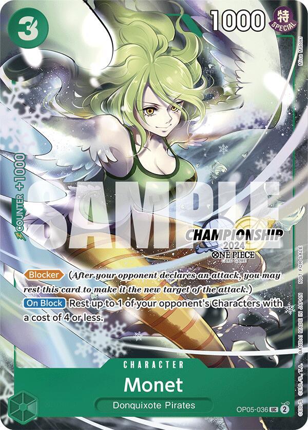 Monet (CS 2024 Event Pack Finalist) One Piece prize card