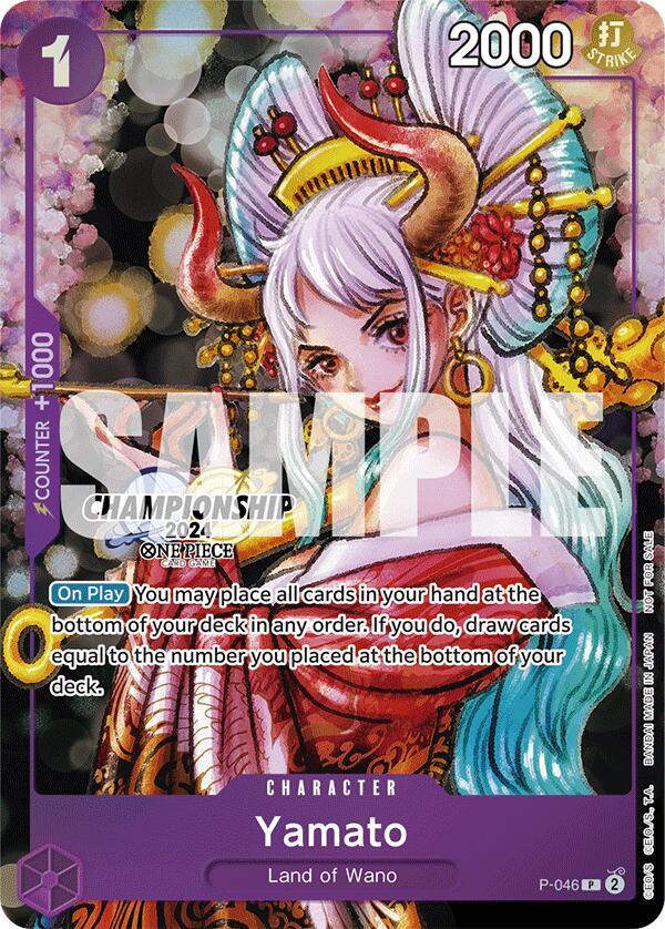 Yamato (CS 2024 Event Pack Finalist) One Piece prize card