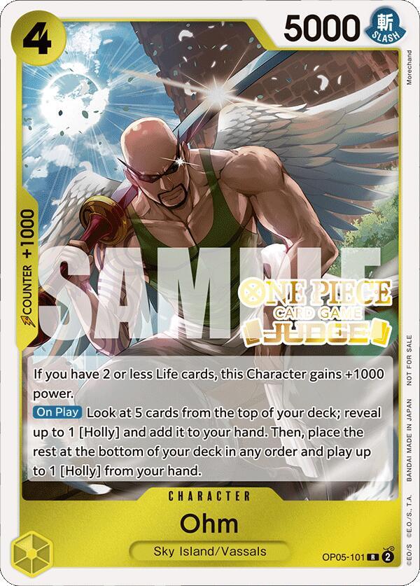 Ohm (Judge Pack Vol. 4) One Piece prize card