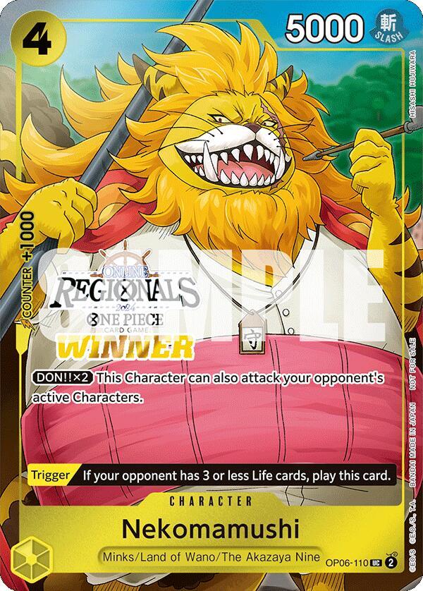 Nekomamushi (Online Regional 2024 Vol. 3) [Winner] One Piece prize card