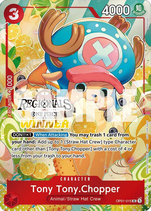 Tony Tony.Chopper (Offline Regional 2024 Vol. 3) [Winner] One Piece prize card