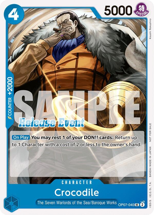 Crocodile (ST15 - ST20 Release Event Pack) One Piece prize card