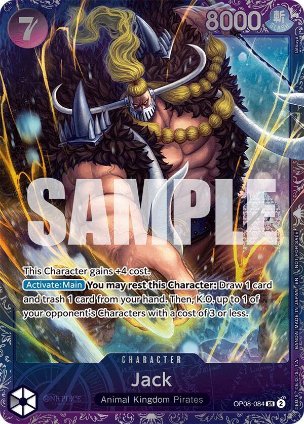 Jack (Treasure Cup 2025) One Piece prize card