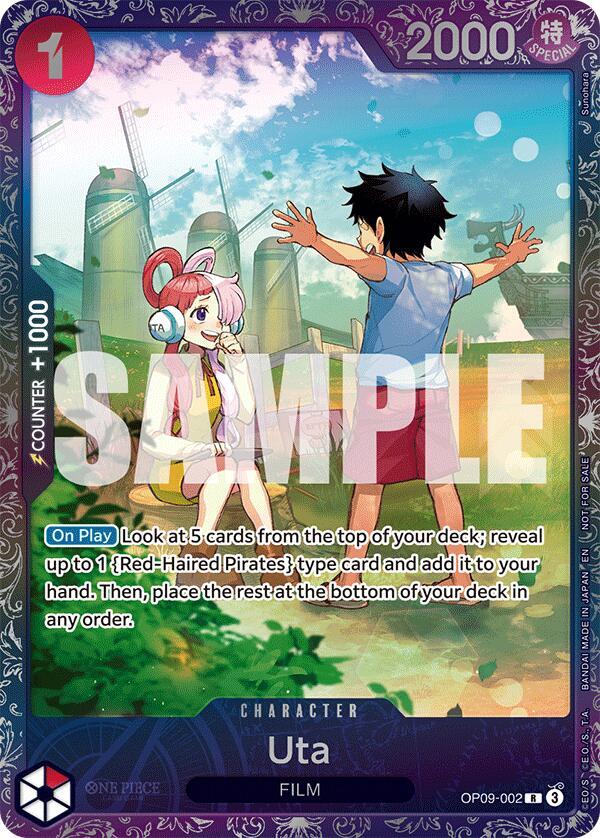 Uta (Treasure Cup 2025) One Piece prize card