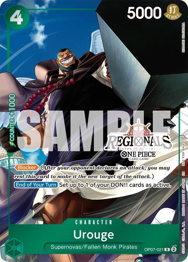 Urouge (Offline Regional Participation Pack 2025 Vol.1) One Piece prize card