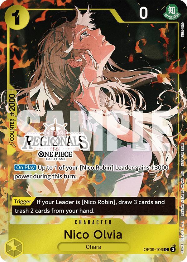 Nico Olvia (Offline Regional Participation Pack 2025 Vol.1) One Piece prize card