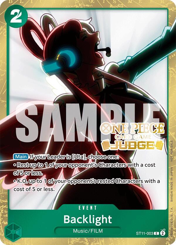 Backlight (Judge Pack Vol. 5) One Piece prize card