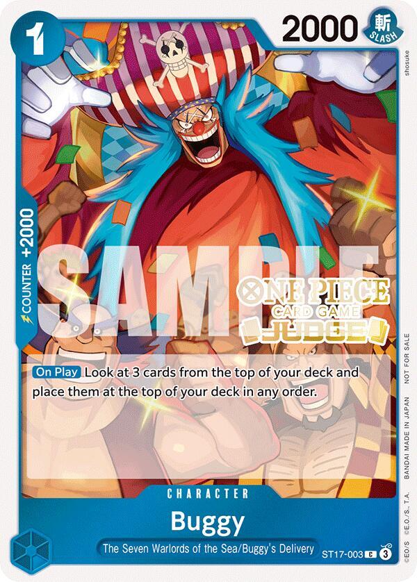 Buggy (Judge Pack Vol. 5) One Piece prize card