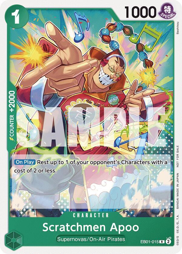 Scratchmen Apoo (Tournament Pack 2025 Vol. 2) One Piece prize card