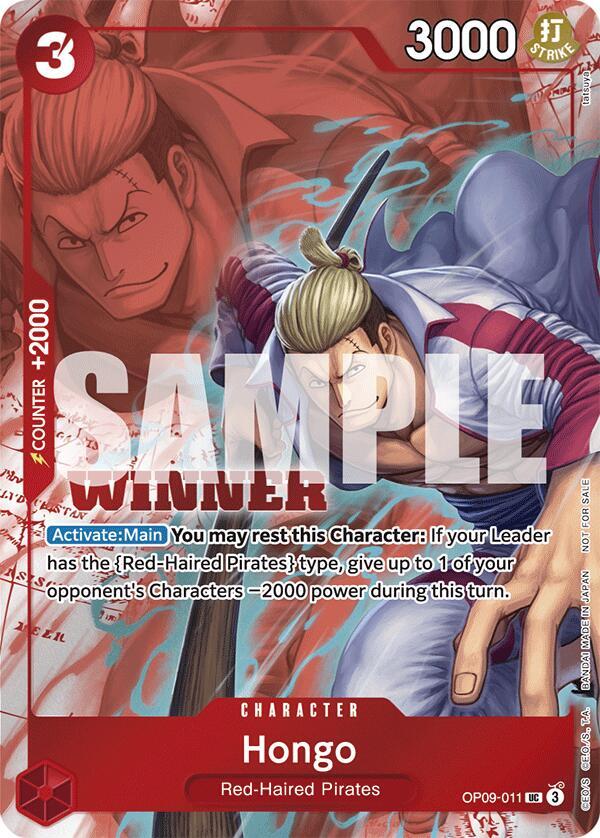 Hongo (Winner Pack 2025 Vol. 2) One Piece prize card
