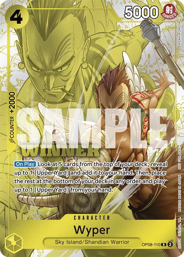 Wyper (Winner Pack 2025 Vol. 2) One Piece prize card