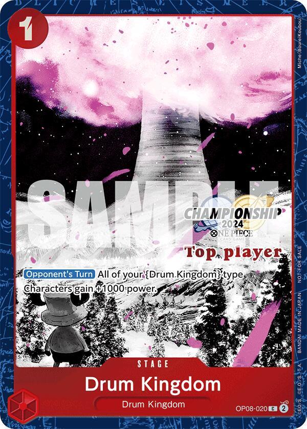 Drum Kingdom (Championship 2024 Top Player Pack Vol. 2) One Piece prize card