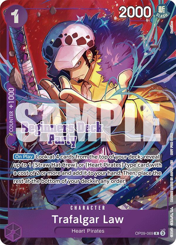 Trafalgar Law (Beginners Deck Party [ST-23] - [ST-28] Winner Pack) One Piece prize card