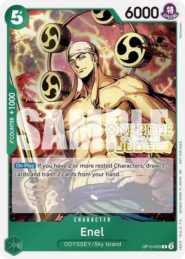 Enel (Judge Pack Vol. 6) One Piece prize card