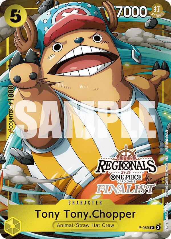 Tony Tony.Chopper (Offline Regional Finalist Card Set 2025 Vol.2) One Piece prize card