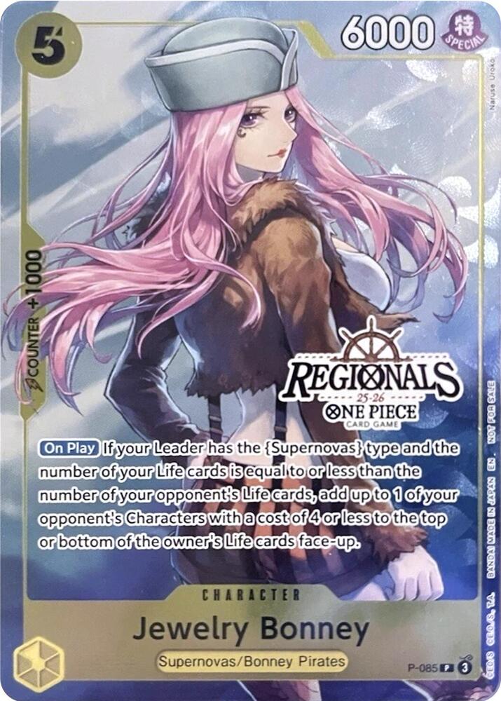 Jewelry Bonney (CS 25-26 Regionals Textured Chase Promo) One Piece prize card