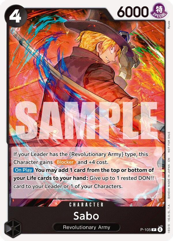 Sabo (Store Tournament 2025 Vol. 4) One Piece prize card