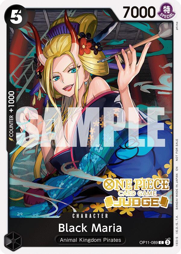Black Maria (Judge Pack Vol. 7) One Piece prize card
