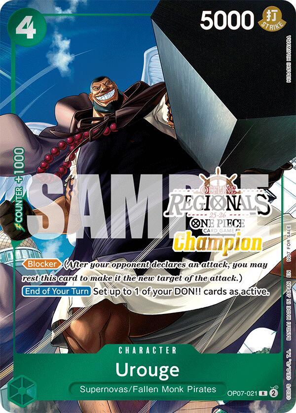 Urouge (Offline Regional Champion Card Set 2025 Vol.1) One Piece prize card