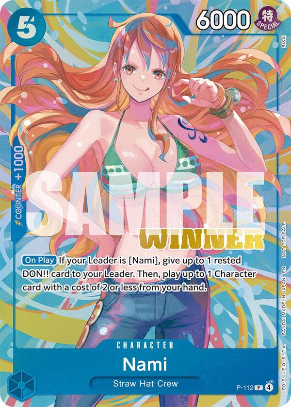 Nami (Heroines Battle Winner Pack) One Piece prize card