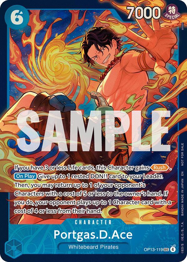 Portgas.D.Ace (119) (Treasure Cup 2026) (Store) One Piece prize card