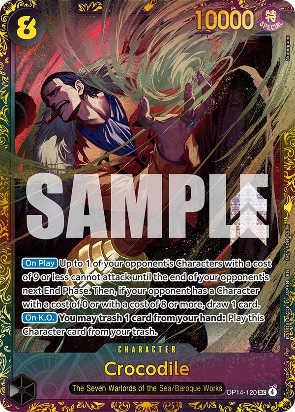 Crocodile - OP14-120 (CS26-27 Regionals Season 1) One Piece prize card