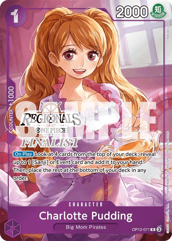 Charlotte Pudding (Regionals Finalist Card Set 26-27) One Piece prize card