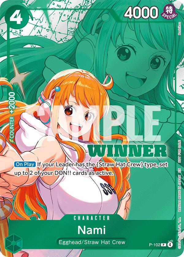 Nami (Winner Pack 2026 Vol. 2) One Piece prize card